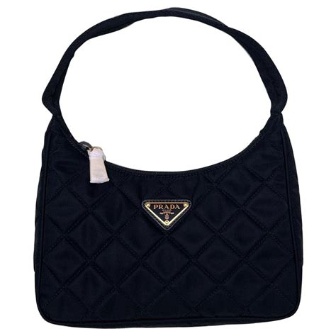 prada bag black and gold|Prada black shoulder bag.